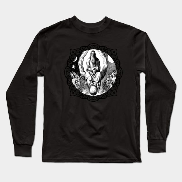 Demiurge Gnostic Lord of this World Long Sleeve T-Shirt by AltrusianGrace